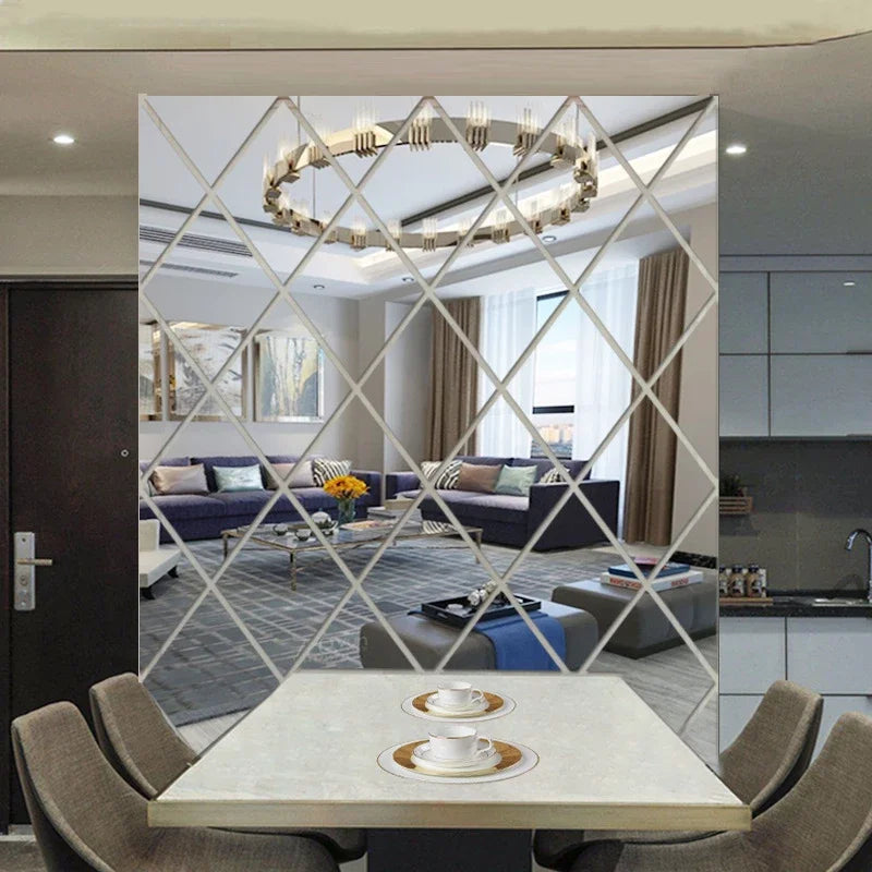 3D Acrylic Mirror Stickers
