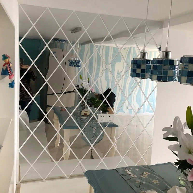 3D Acrylic Mirror Stickers