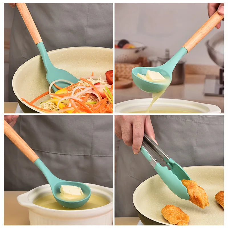 12 Silicone Utensils