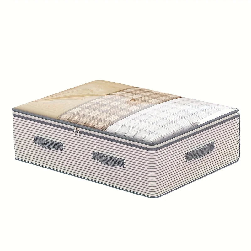 Organizador de Ropa y Mantas Plegable con Ventana Transparente