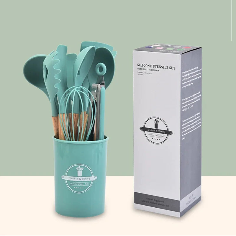 12 Silicone Utensils