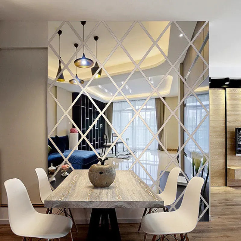 3D Acrylic Mirror Stickers