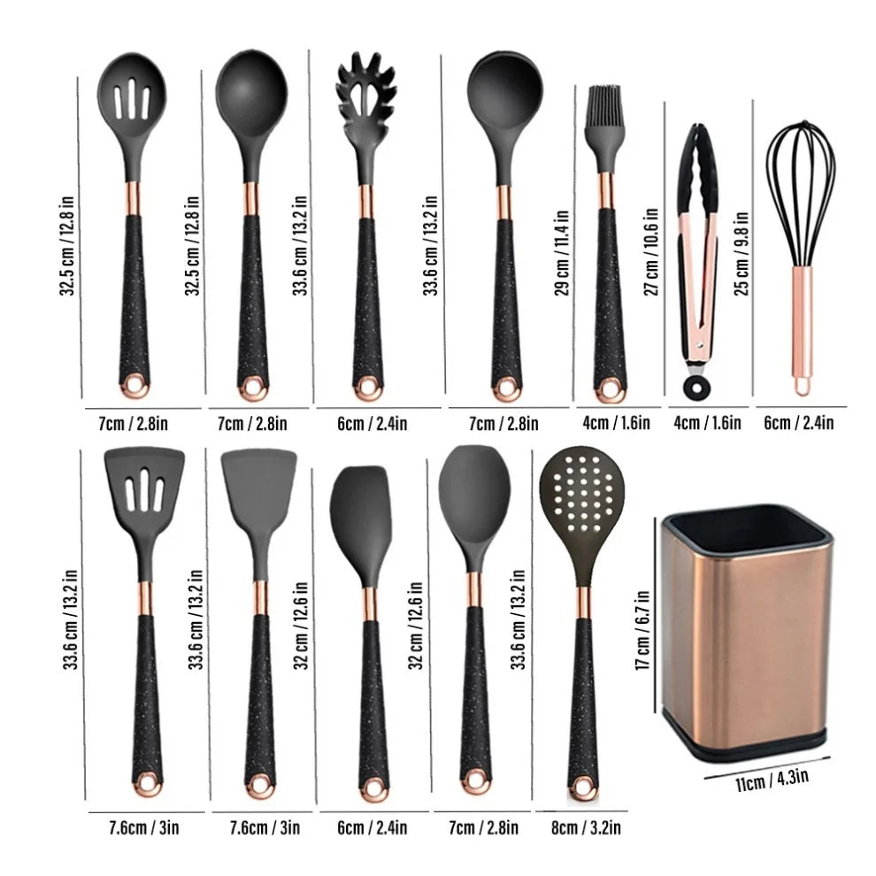 Gold Handle Utensils