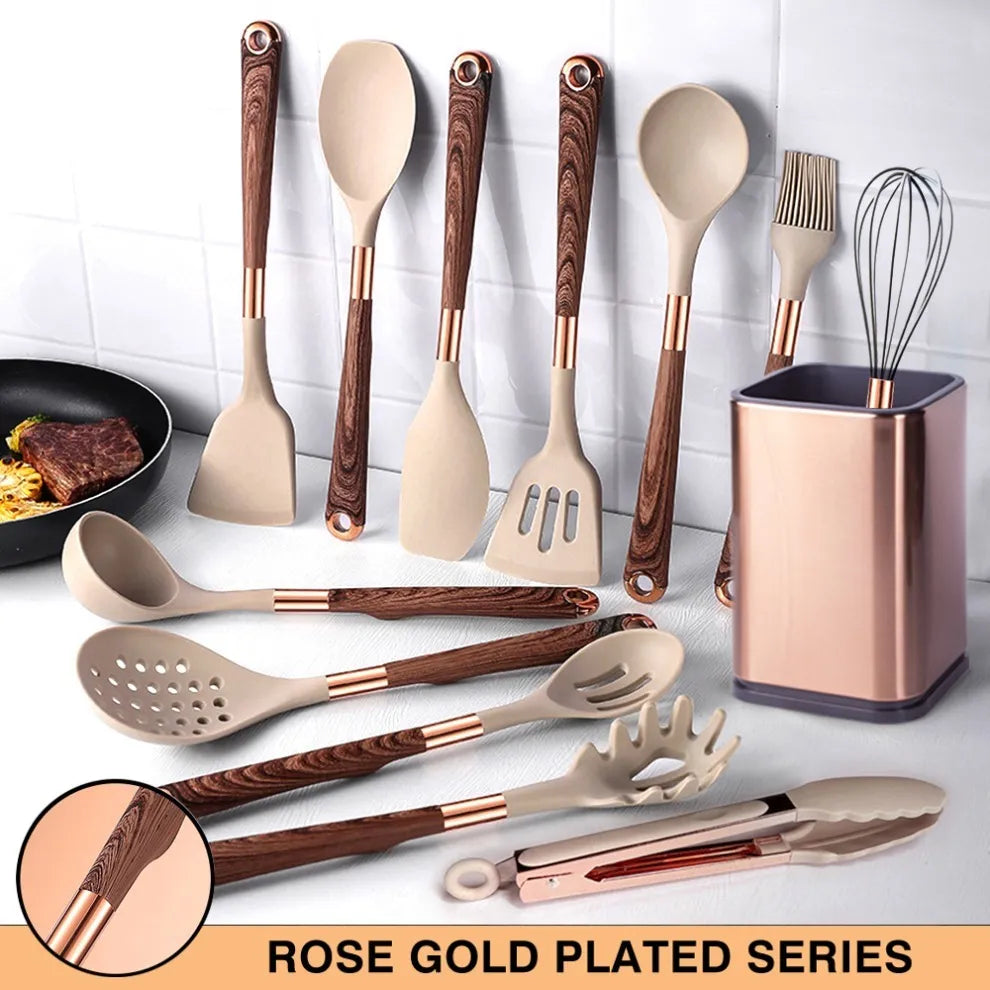 Gold Handle Utensils