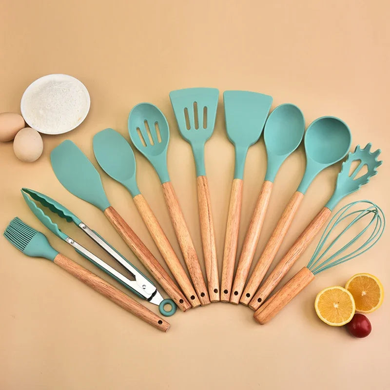 12 Silicone Utensils