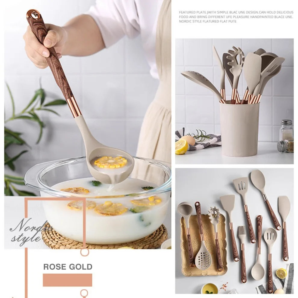 Gold Handle Utensils