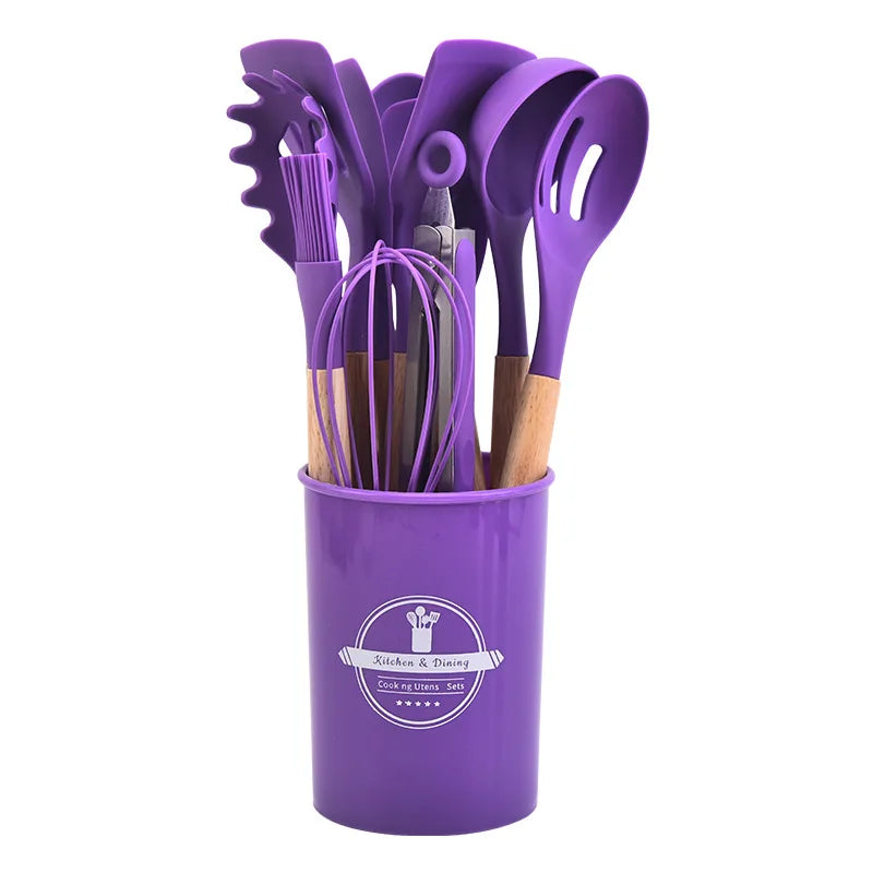 12 Silicone Utensils