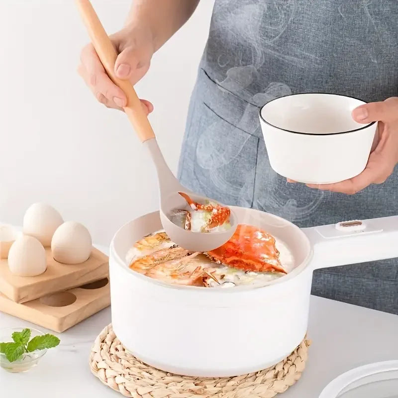 Silicone and Madeira Utensils