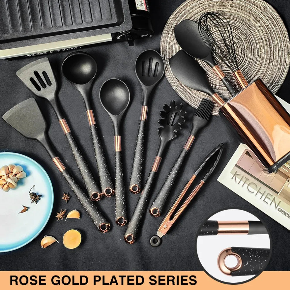 Gold Handle Utensils