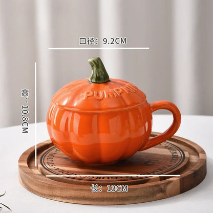 Set Taza de Cerámica Calabaza