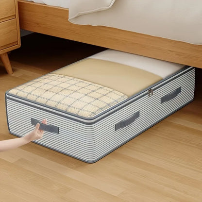Organizador de Ropa y Mantas Plegable con Ventana Transparente