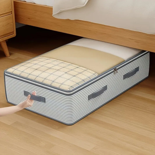 Organizador de Ropa y Mantas Plegable con Ventana Transparente