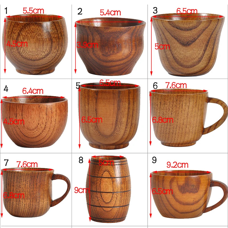 Taza de Madera Artesanal